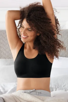 Amoena Amy Wire Free Mastectomy Bra - Seamless Black