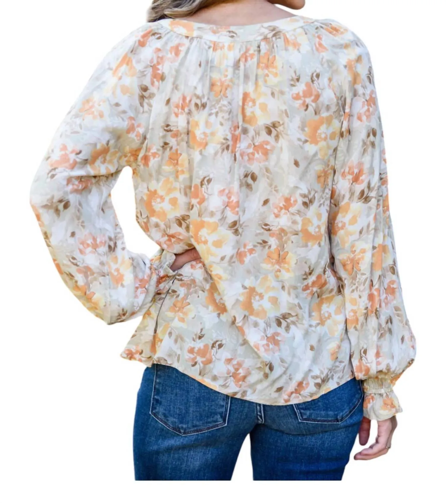 Andree By Unit - Courtney Floral Button Up Top
