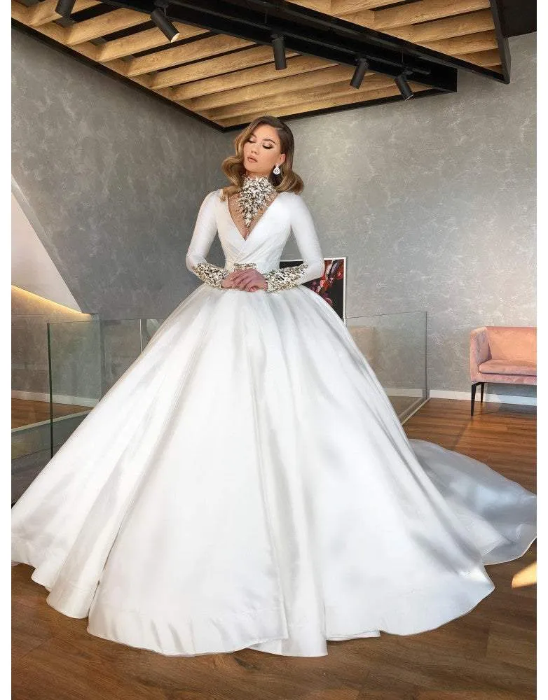 Ball Gown With Swarovski Stones