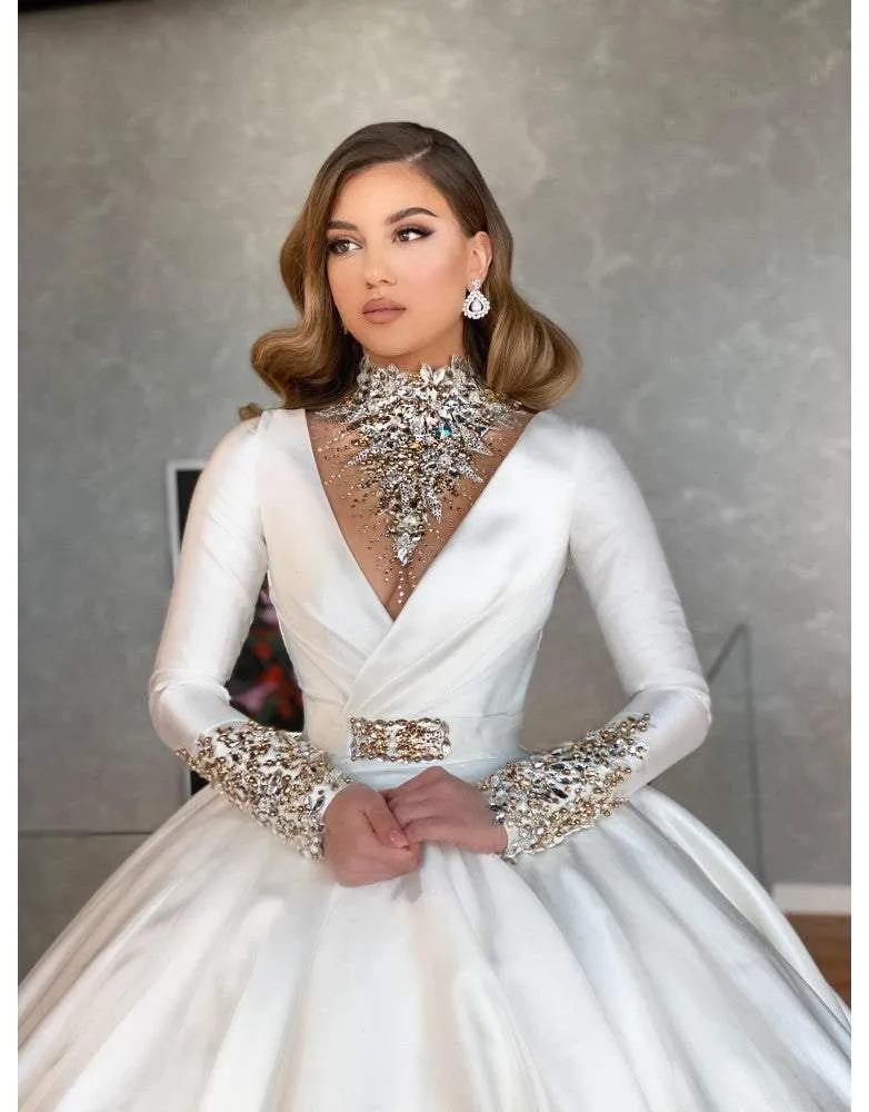 Ball Gown With Swarovski Stones