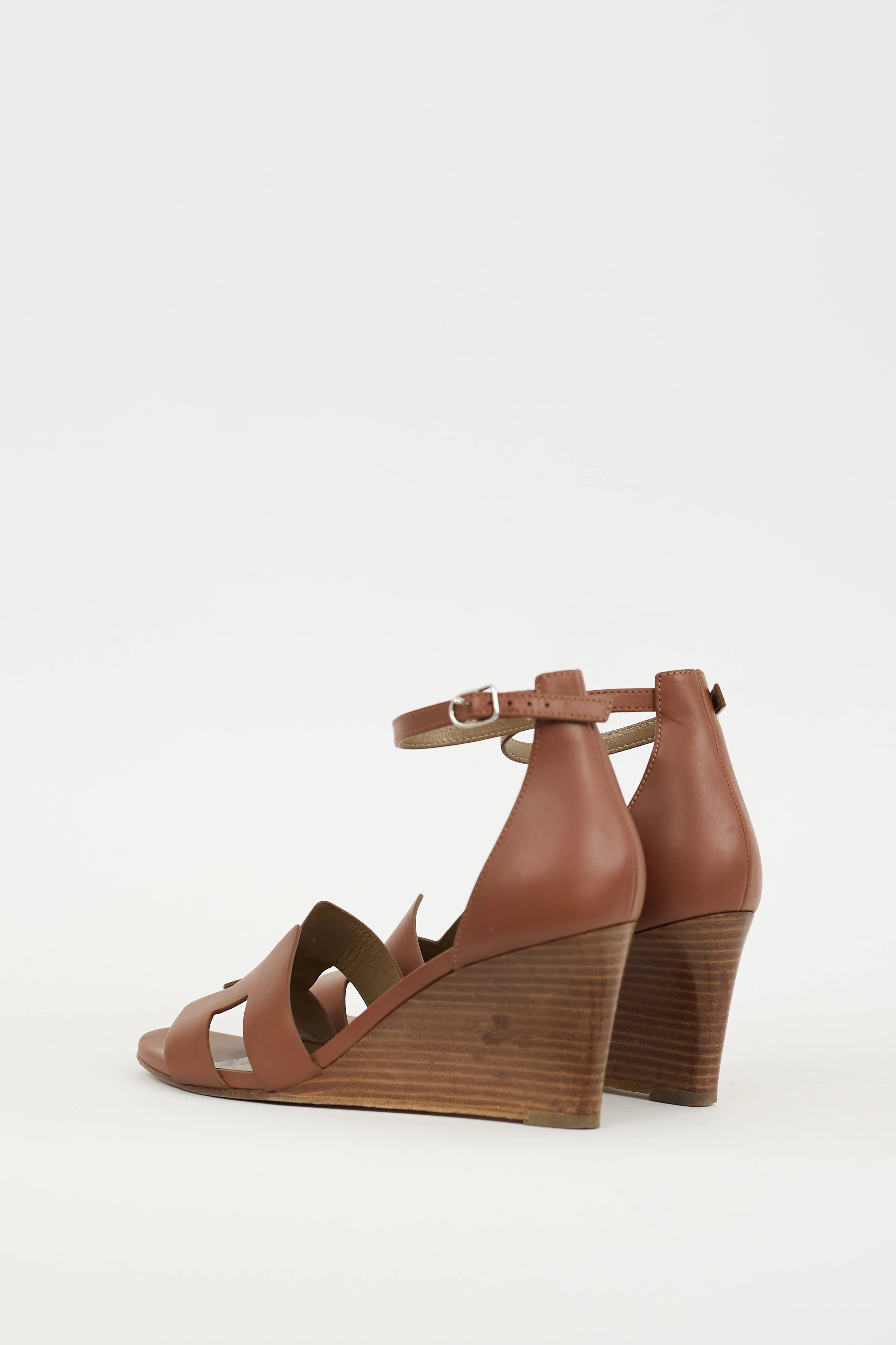Brown & Silver Leather Legend Sandal