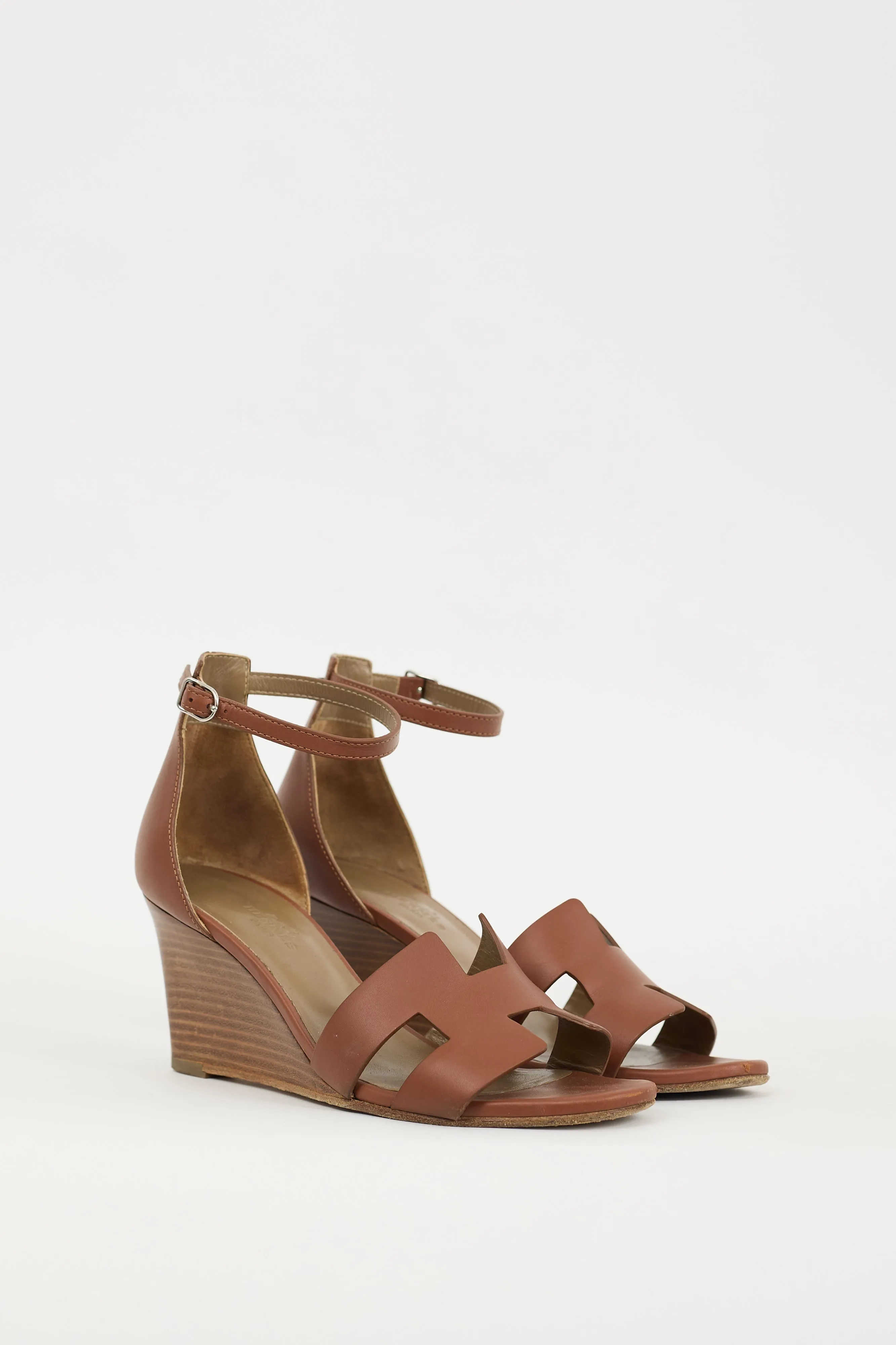 Brown & Silver Leather Legend Sandal