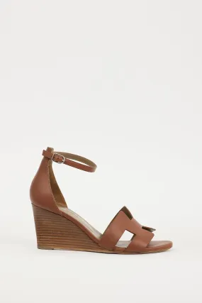 Brown & Silver Leather Legend Sandal