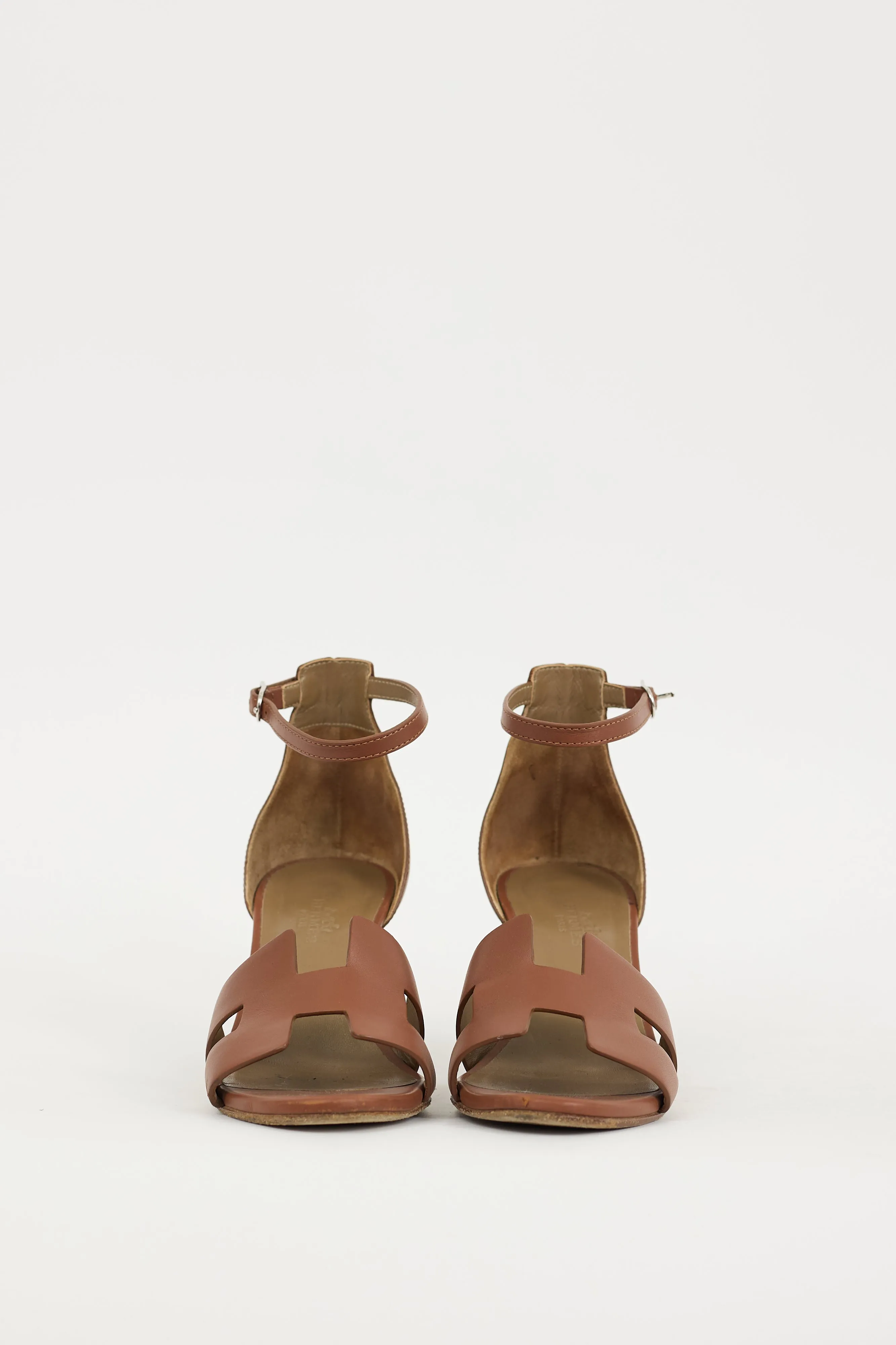 Brown & Silver Leather Legend Sandal