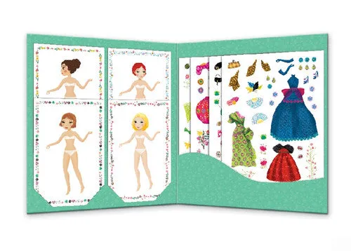 Fashion and Paper Dolls Sticker Set