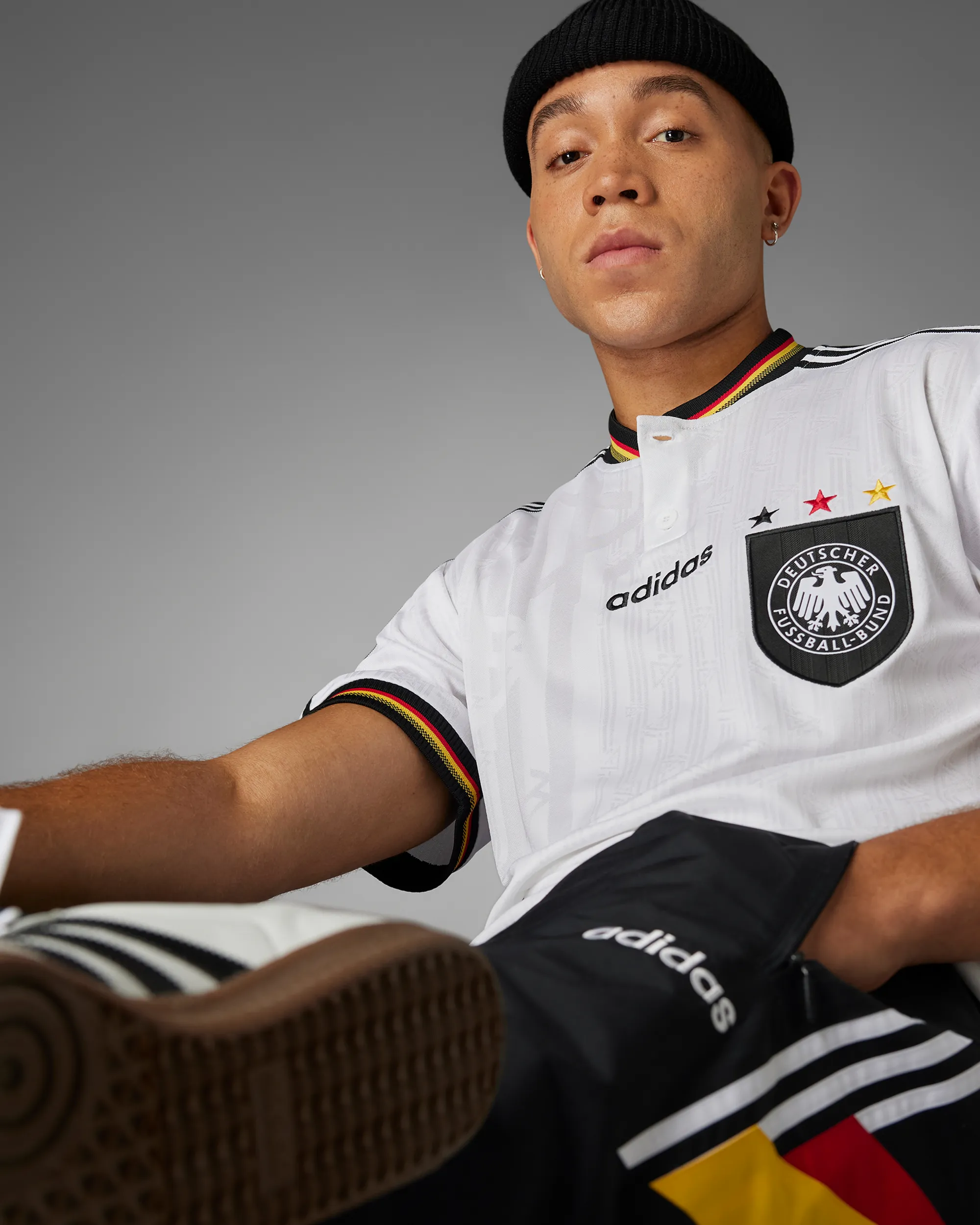 Germany 1996 Home Jersey - White
