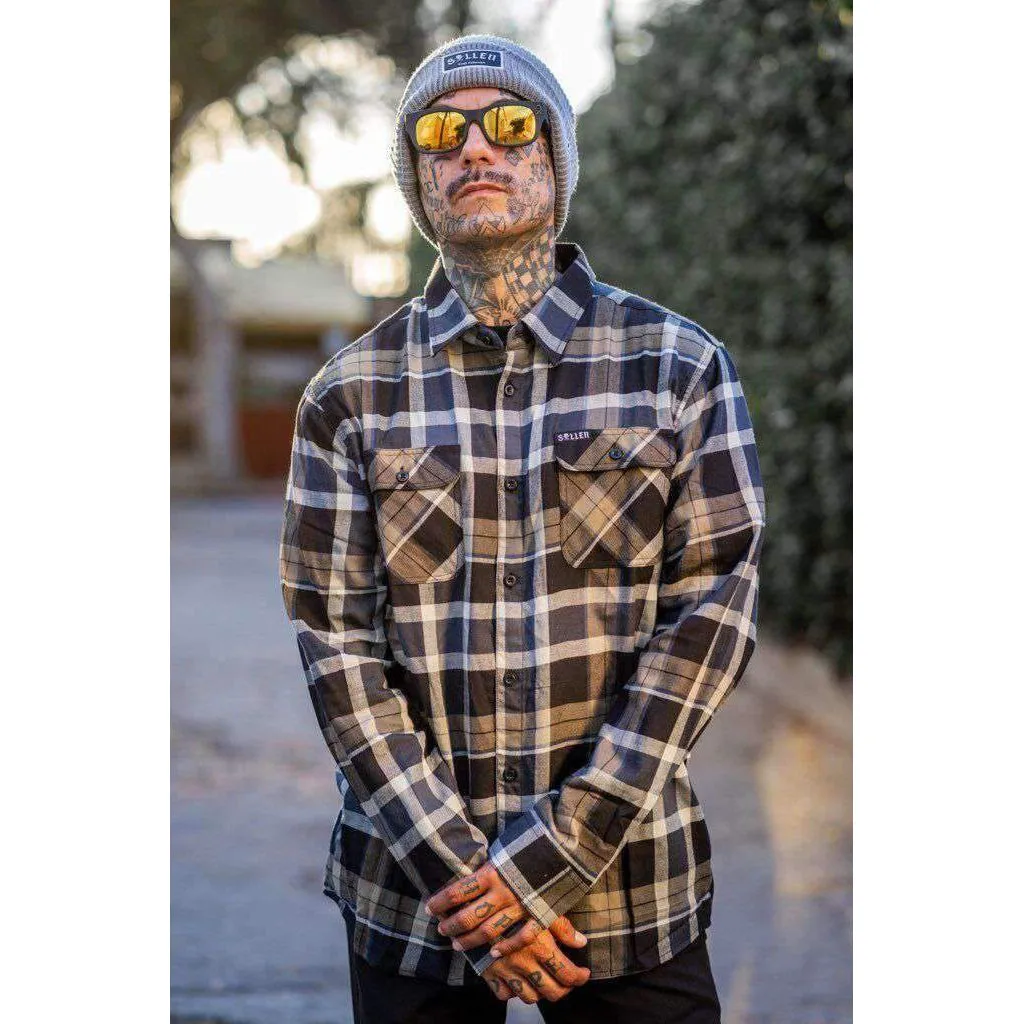 Grime Button Up Long Sleeve Shirt