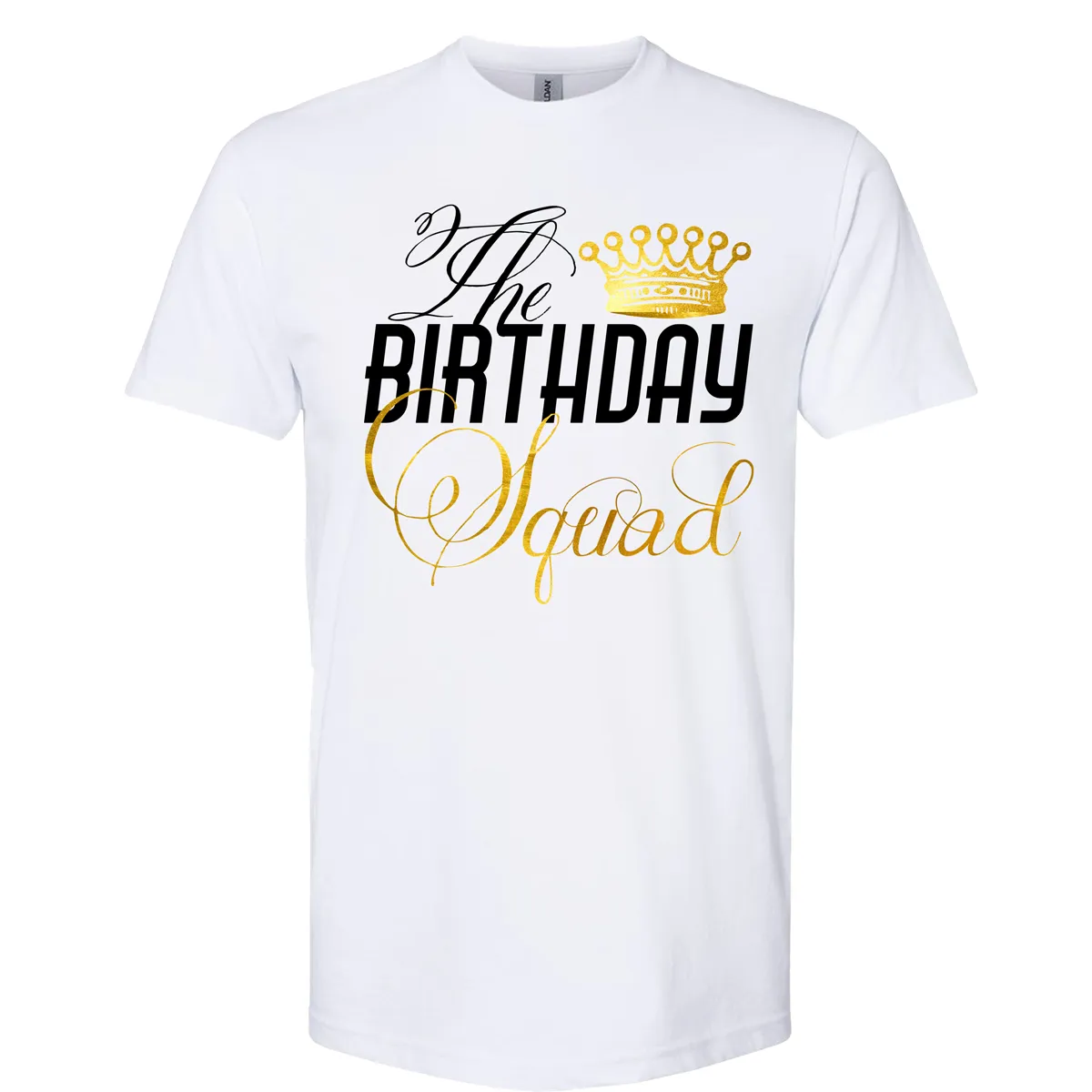 The Birthday Queen - Her King Couples and Birthday Squad Shirts
