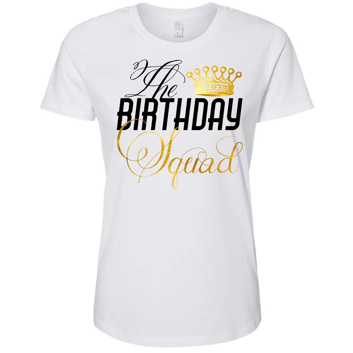 The Birthday Queen - Her King Couples and Birthday Squad Shirts