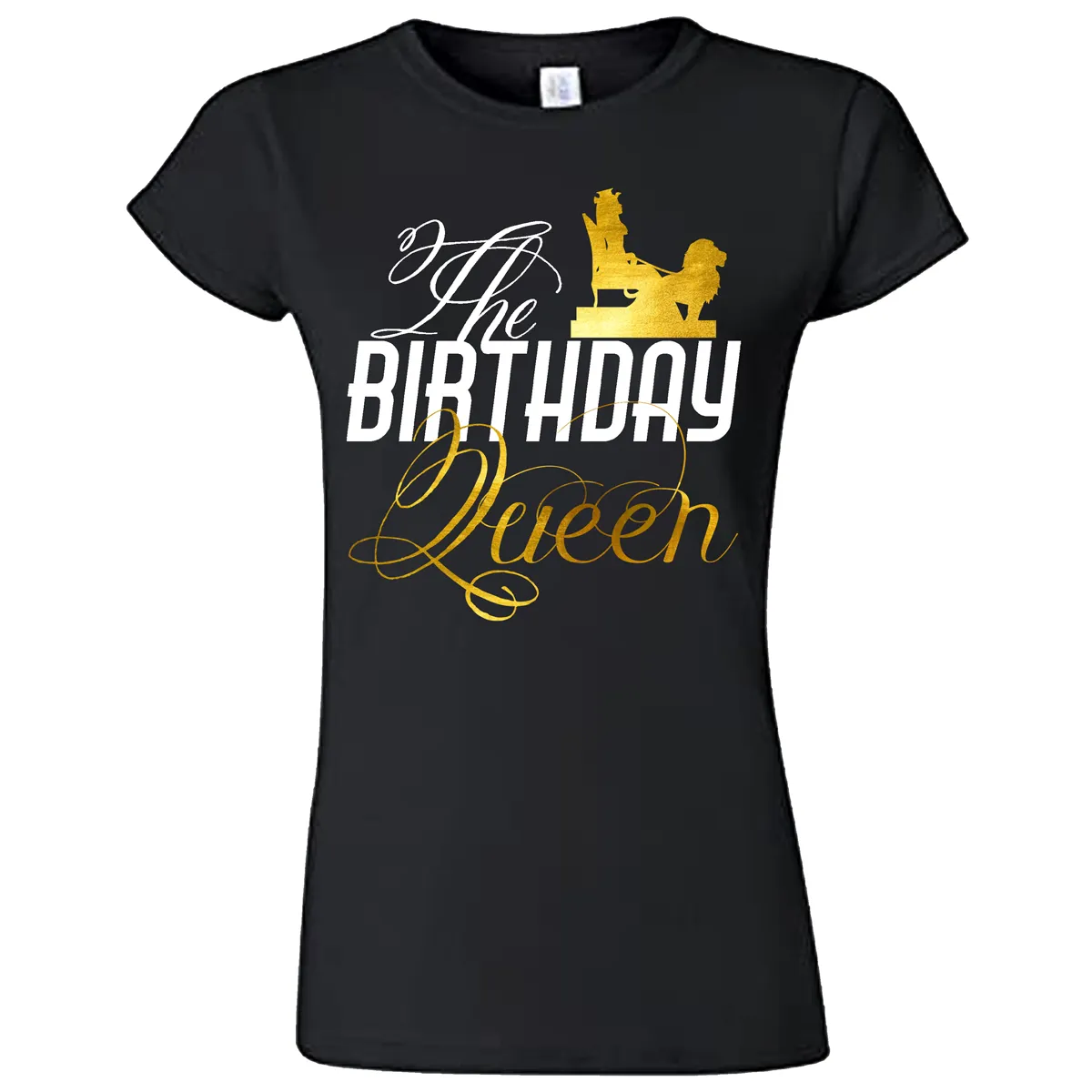 The Birthday Queen - Her King Couples and Birthday Squad Shirts
