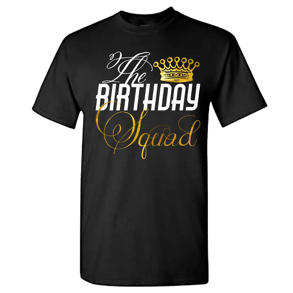 The Birthday Queen - Her King Couples and Birthday Squad Shirts