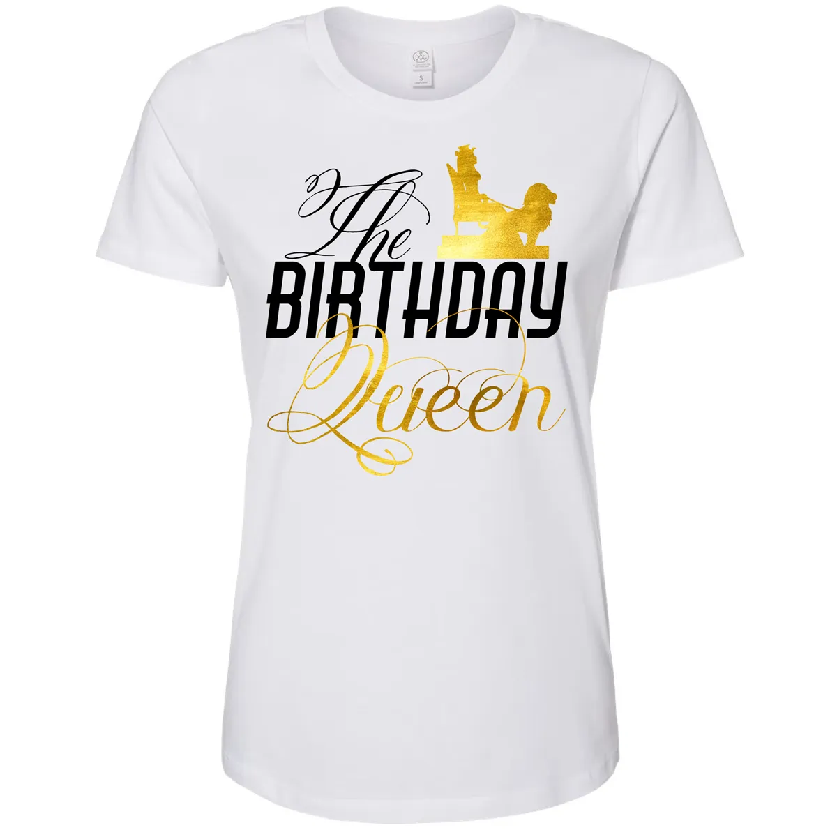 The Birthday Queen - Her King Couples and Birthday Squad Shirts