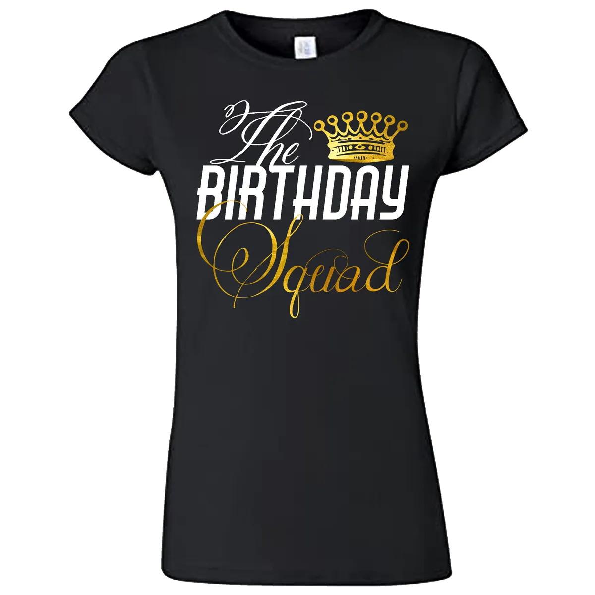 The Birthday Queen - Her King Couples and Birthday Squad Shirts