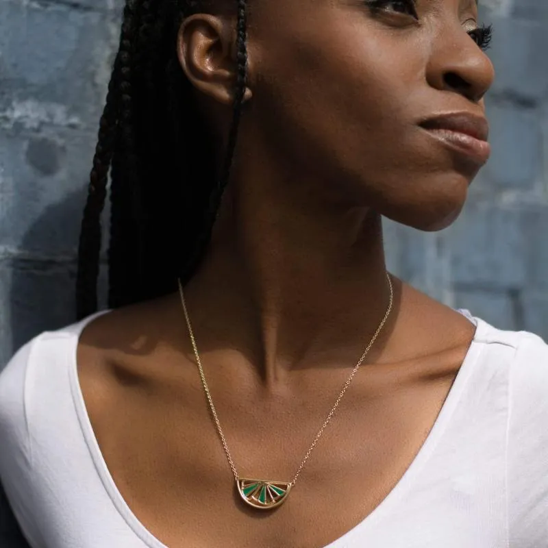 Wedge Necklace, Gold