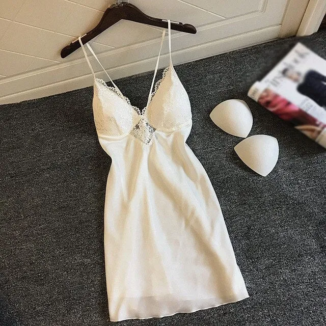 Women Silk Sleep shirt